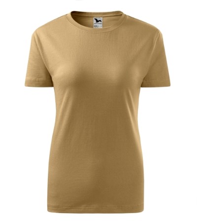 T-shirt dames Classic New zand