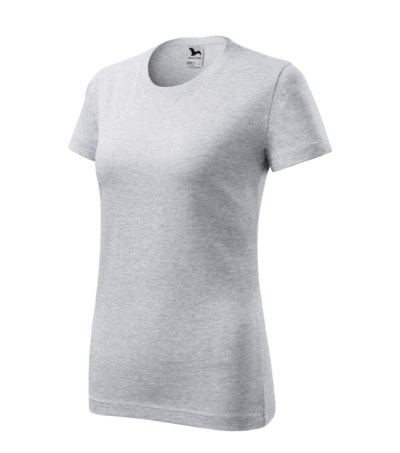 T-shirt dames Classic New oranje - ash melange