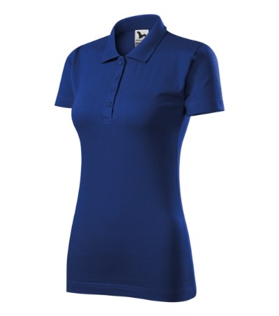 Poloshirt dames Single J. sky blue - royal blue