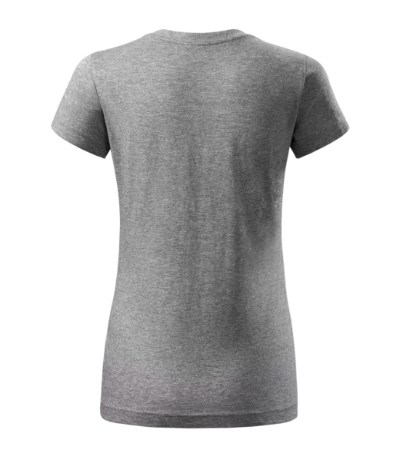 T-shirt dames Basic dark gray melange