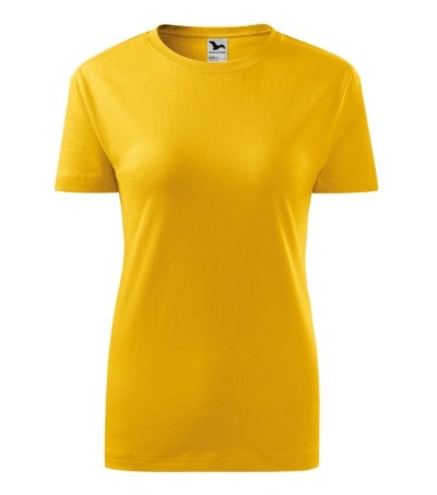 T-shirt dames Classic New geel