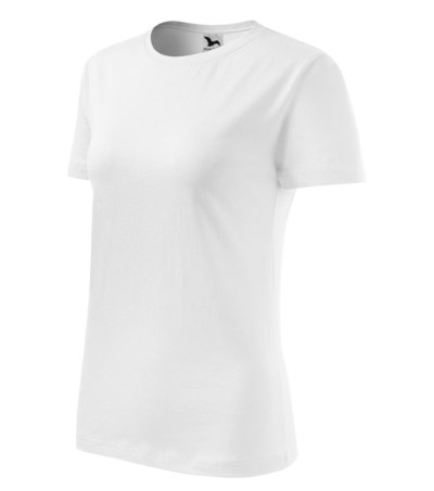 T-shirt dames Classic New oranje - wit