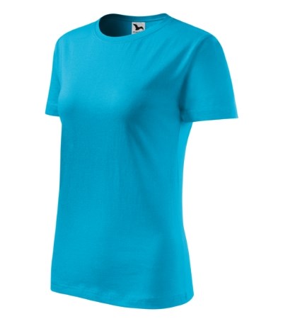 T-shirt dames Classic New oranje - blue atoll