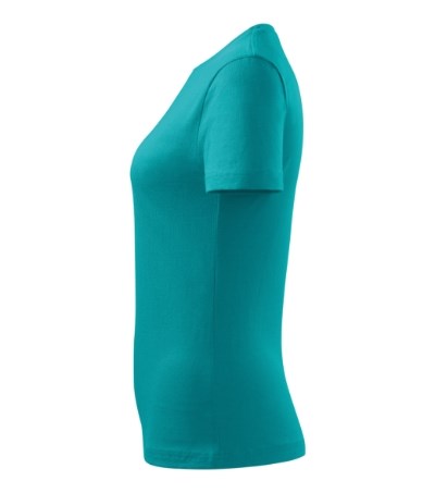 T-shirt dames Basic emerald