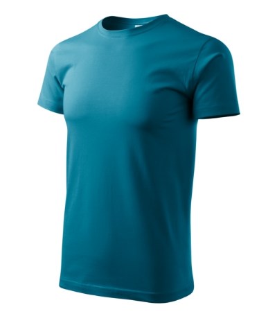 T-shirt uniseks Heavy New oranje - turquoise