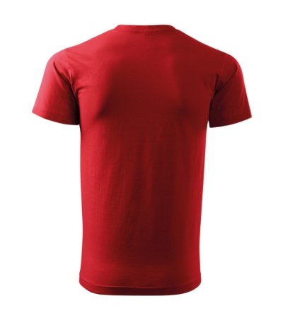 T-shirt uniseks Heavy New rood