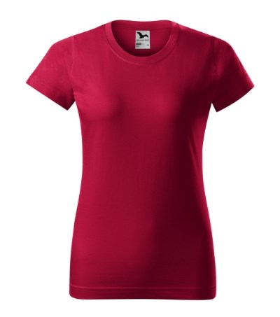T-shirt dames Basic marlboro rood