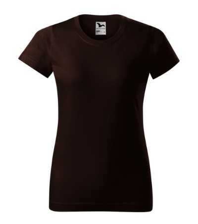 T-shirt dames Basic coffee