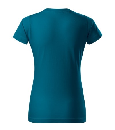 T-shirt dames Basic petrol blue