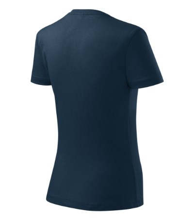 T-shirt dames Basic navy blue