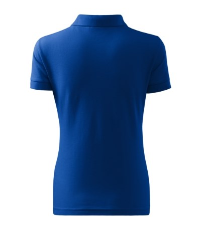 Poloshirt dames Cotton Heavy royal blue