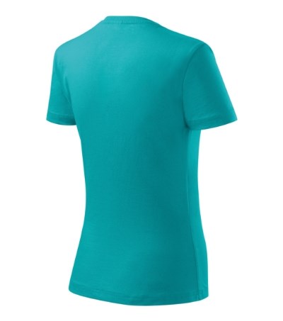T-shirt dames Basic emerald