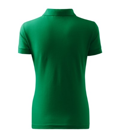 Poloshirt dames Cotton Heavy kelly green