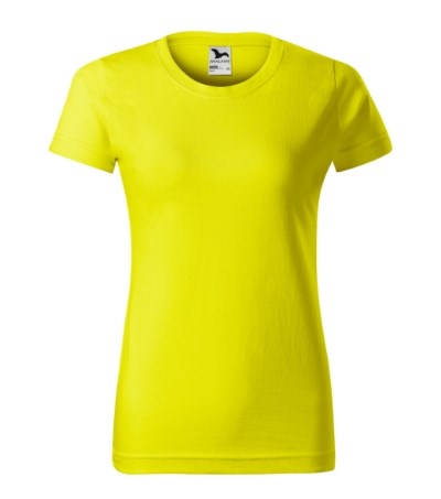 T-shirt dames Basic lemon
