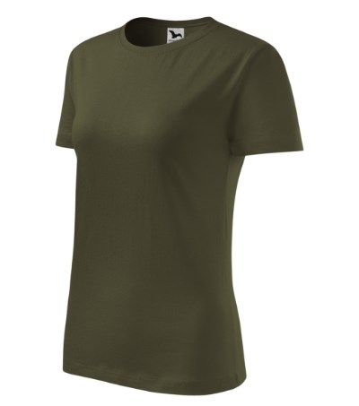 T-shirt dames Classic New oranje - military