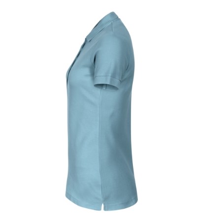 Poloshirt dames Cotton Heavy sky blue