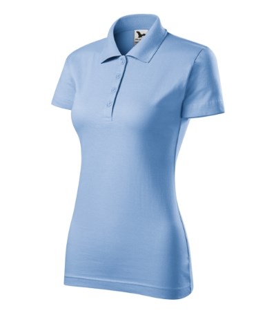 Poloshirt dames Single J. sky blue