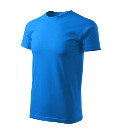 T-shirt uniseks Heavy New oranje - snorkel blue