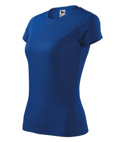 T-shirt dames Fantasy Wit - royal blue