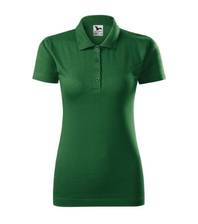 Poloshirt dames Single J. bottle green