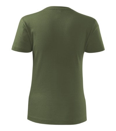 T-shirt dames Classic New khaki