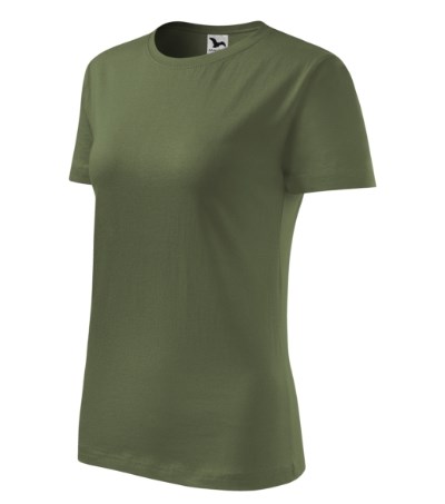 T-shirt dames Classic New oranje - khaki