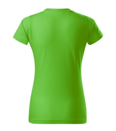 T-shirt dames Basic appel groen