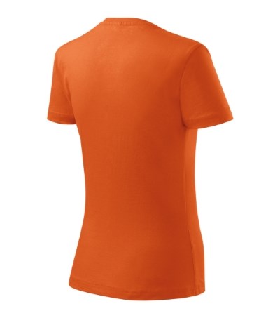T-shirt dames Basic oranje