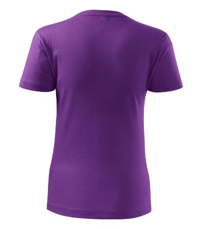 T-shirt dames Classic New paars