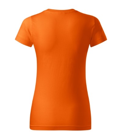 T-shirt dames Basic oranje