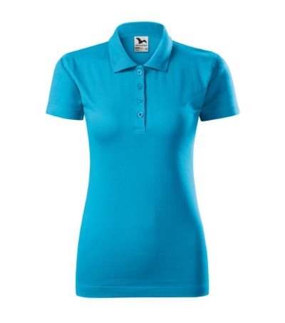 Poloshirt dames Single J. blue atoll