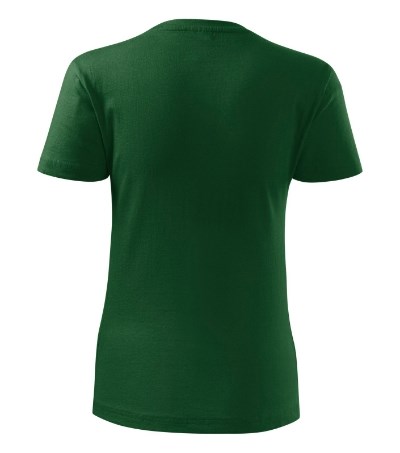 T-shirt dames Classic New bottle green