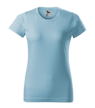 T-shirt dames Basic sky blue