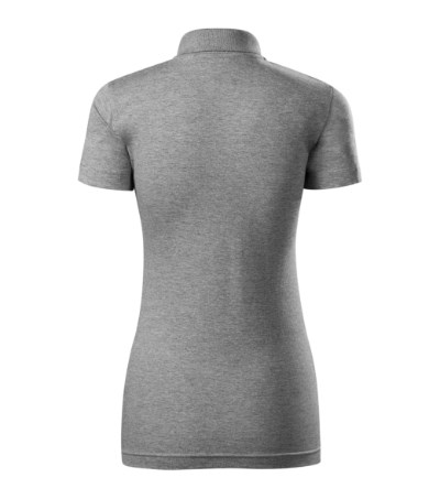 Poloshirt dames Single J. dark gray melange