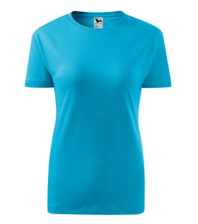 T-shirt dames Classic New blue atoll