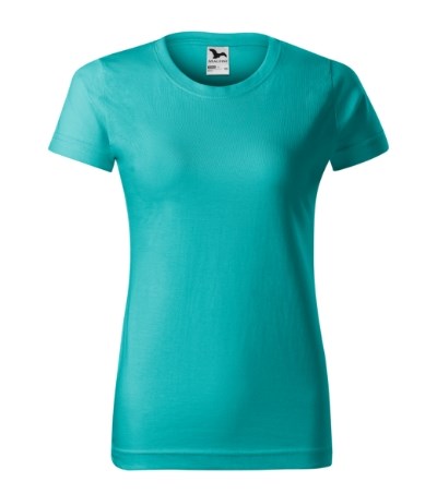 T-shirt dames Basic emerald