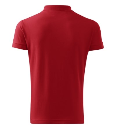 Poloshirt heren Cotton rood