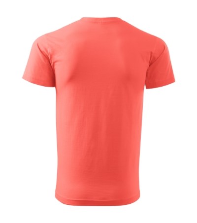 T-shirt uniseks Heavy New coral