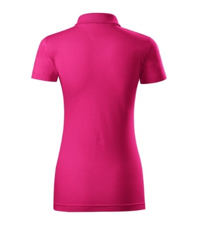 Poloshirt dames Single J. magenta