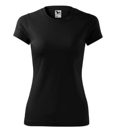 T-shirt dames Fantasy Zwart