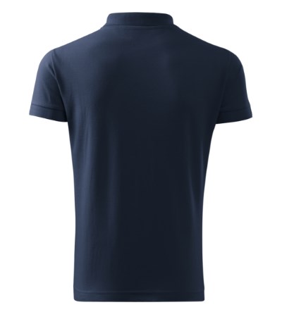 Poloshirt heren Cotton navy blue