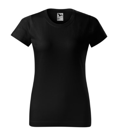 T-shirt dames Basic Zwart