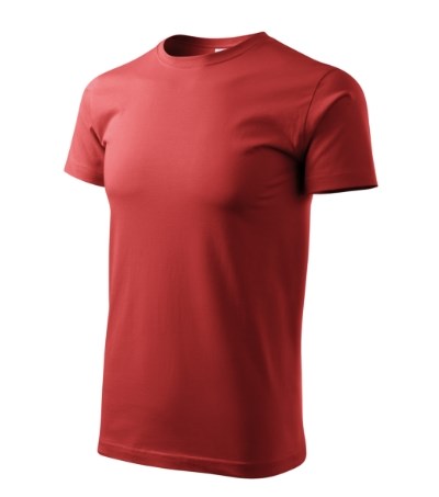 T-shirt uniseks Heavy New oranje - burgundy