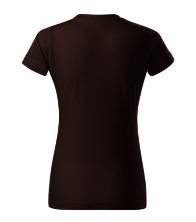 T-shirt dames Basic coffee