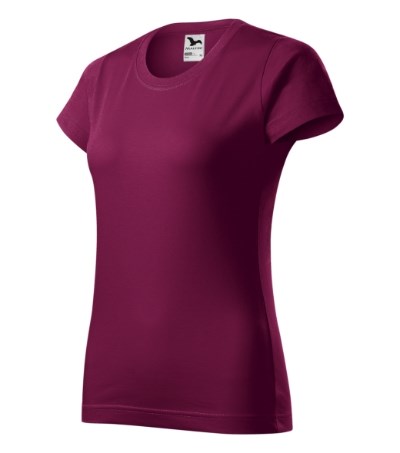 T-shirt dames Basic licht khaki - rhododendron