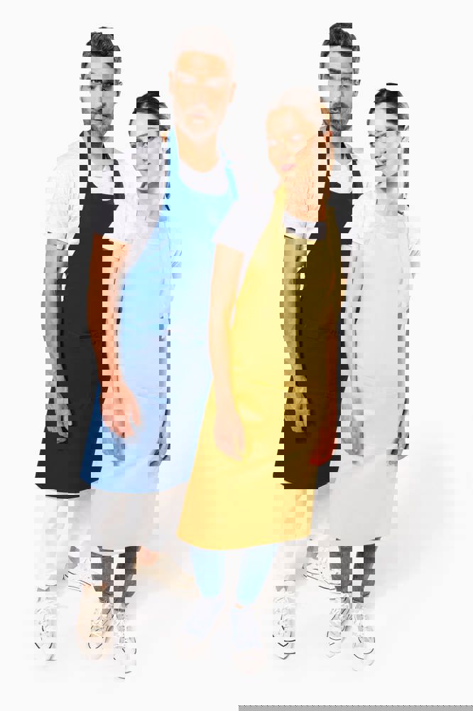 K8007 - Schort met zak van biologisch katoen