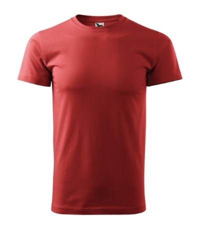 T-shirt uniseks Heavy New burgundy
