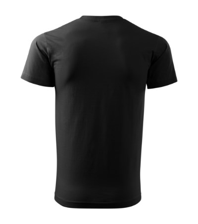 T-shirt uniseks Heavy New Zwart