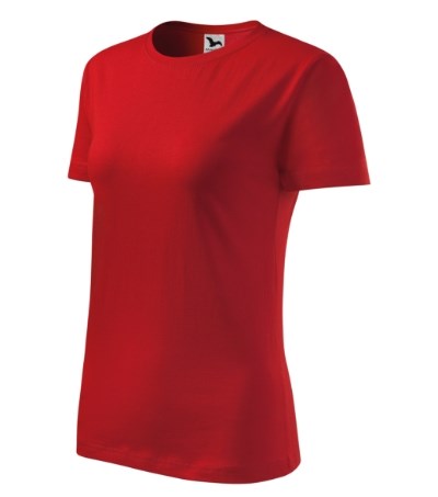 T-shirt dames Classic New oranje - rood