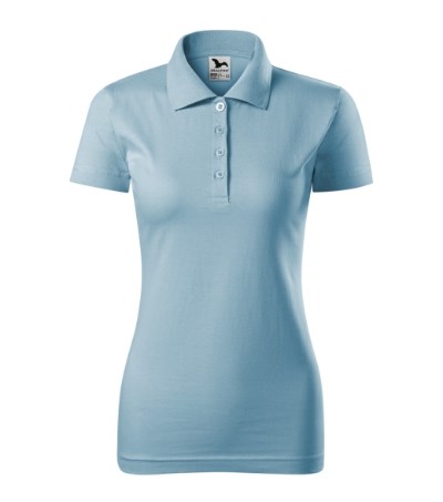 Poloshirt dames Single J. sky blue
